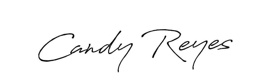 Create a beautiful signature design for name Candy Reyes. With this signature (Antro_Vectra_Bolder) fonts, you can make a handwritten signature for free. Candy Reyes signature style 7 images and pictures png