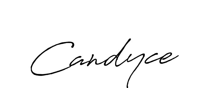 How to make Candyce signature? Antro_Vectra_Bolder is a professional autograph style. Create handwritten signature for Candyce name. Candyce signature style 7 images and pictures png