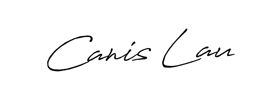 How to make Canis Lau signature? Antro_Vectra_Bolder is a professional autograph style. Create handwritten signature for Canis Lau name. Canis Lau signature style 7 images and pictures png