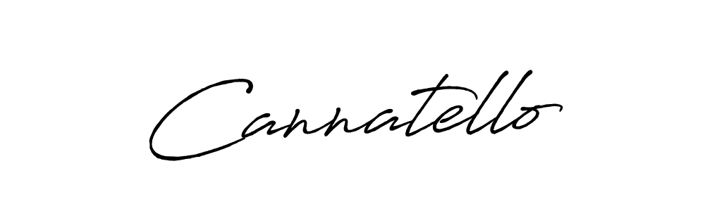 How to make Cannatello name signature. Use Antro_Vectra_Bolder style for creating short signs online. This is the latest handwritten sign. Cannatello signature style 7 images and pictures png