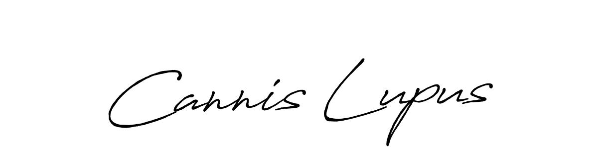 Use a signature maker to create a handwritten signature online. With this signature software, you can design (Antro_Vectra_Bolder) your own signature for name Cannis Lupus. Cannis Lupus signature style 7 images and pictures png