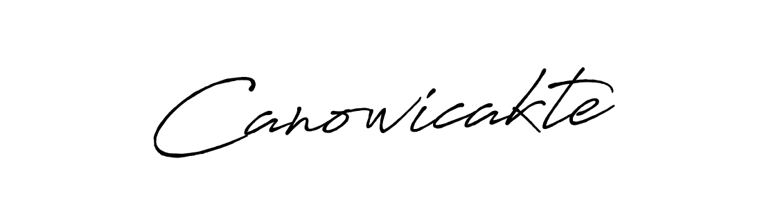 You should practise on your own different ways (Antro_Vectra_Bolder) to write your name (Canowicakte) in signature. don't let someone else do it for you. Canowicakte signature style 7 images and pictures png