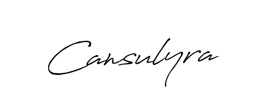 It looks lik you need a new signature style for name Cansulyra. Design unique handwritten (Antro_Vectra_Bolder) signature with our free signature maker in just a few clicks. Cansulyra signature style 7 images and pictures png