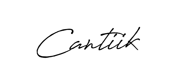 You should practise on your own different ways (Antro_Vectra_Bolder) to write your name (Cantiik) in signature. don't let someone else do it for you. Cantiik signature style 7 images and pictures png