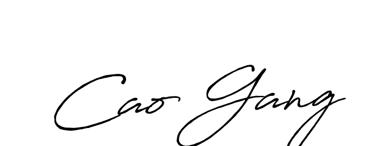 It looks lik you need a new signature style for name Cao Gang. Design unique handwritten (Antro_Vectra_Bolder) signature with our free signature maker in just a few clicks. Cao Gang signature style 7 images and pictures png