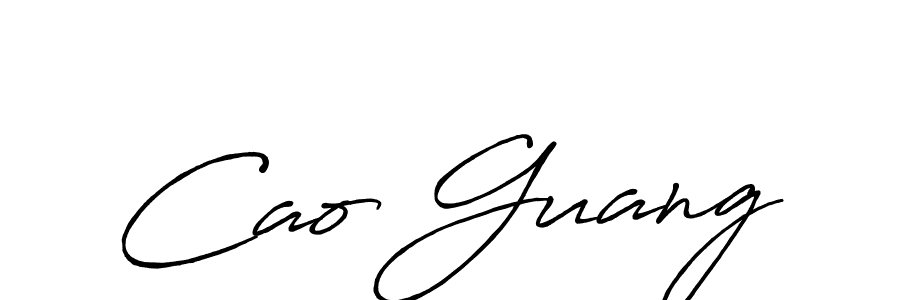 Make a beautiful signature design for name Cao Guang. Use this online signature maker to create a handwritten signature for free. Cao Guang signature style 7 images and pictures png