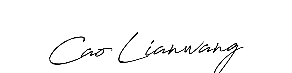 It looks lik you need a new signature style for name Cao Lianwang. Design unique handwritten (Antro_Vectra_Bolder) signature with our free signature maker in just a few clicks. Cao Lianwang signature style 7 images and pictures png