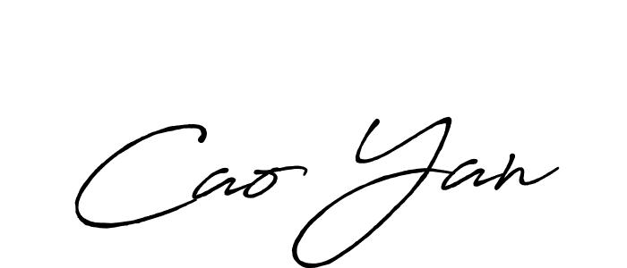 Make a beautiful signature design for name Cao Yan. Use this online signature maker to create a handwritten signature for free. Cao Yan signature style 7 images and pictures png