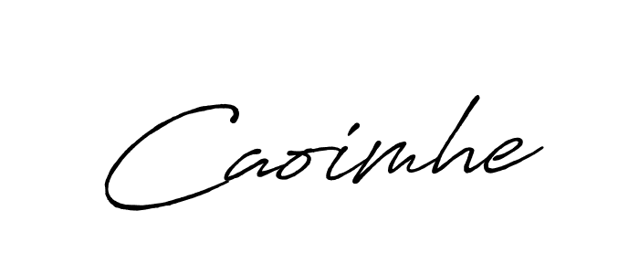 Design your own signature with our free online signature maker. With this signature software, you can create a handwritten (Antro_Vectra_Bolder) signature for name Caoimhe. Caoimhe signature style 7 images and pictures png