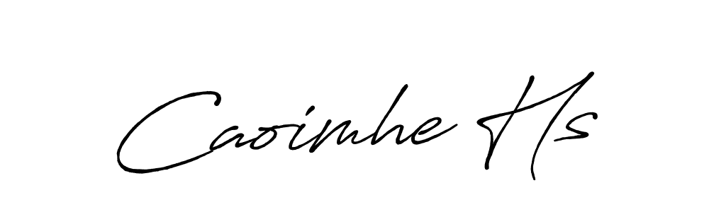 Similarly Antro_Vectra_Bolder is the best handwritten signature design. Signature creator online .You can use it as an online autograph creator for name Caoimhe Hs. Caoimhe Hs signature style 7 images and pictures png