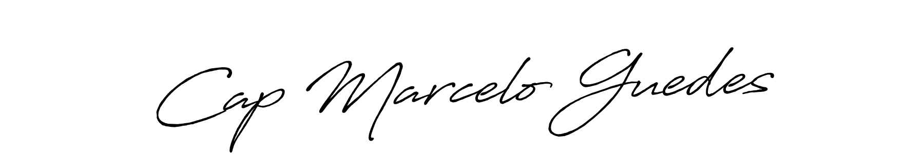 It looks lik you need a new signature style for name Cap Marcelo Guedes. Design unique handwritten (Antro_Vectra_Bolder) signature with our free signature maker in just a few clicks. Cap Marcelo Guedes signature style 7 images and pictures png