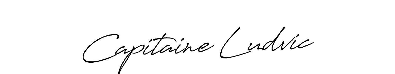 The best way (Antro_Vectra_Bolder) to make a short signature is to pick only two or three words in your name. The name Capitaine Ludvic include a total of six letters. For converting this name. Capitaine Ludvic signature style 7 images and pictures png