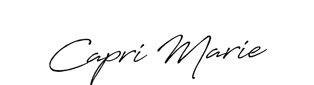 It looks lik you need a new signature style for name Capri Marie. Design unique handwritten (Antro_Vectra_Bolder) signature with our free signature maker in just a few clicks. Capri Marie signature style 7 images and pictures png