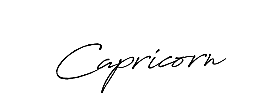 Make a beautiful signature design for name Capricorn. With this signature (Antro_Vectra_Bolder) style, you can create a handwritten signature for free. Capricorn signature style 7 images and pictures png