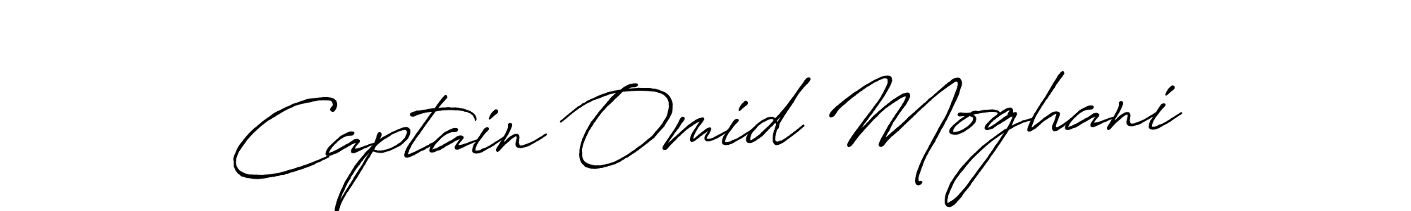 Also You can easily find your signature by using the search form. We will create Captain Omid Moghani name handwritten signature images for you free of cost using Antro_Vectra_Bolder sign style. Captain Omid Moghani signature style 7 images and pictures png