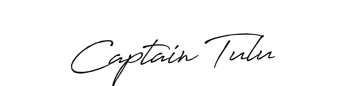 Also You can easily find your signature by using the search form. We will create Captain Tulu name handwritten signature images for you free of cost using Antro_Vectra_Bolder sign style. Captain Tulu signature style 7 images and pictures png