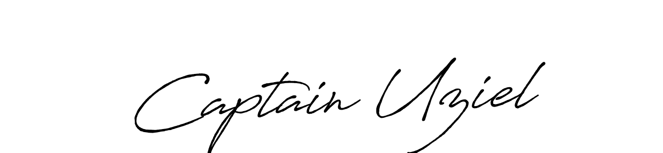 See photos of Captain Uziel official signature by Spectra . Check more albums & portfolios. Read reviews & check more about Antro_Vectra_Bolder font. Captain Uziel signature style 7 images and pictures png