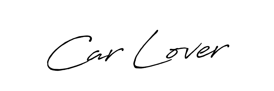 Create a beautiful signature design for name Car Lover. With this signature (Antro_Vectra_Bolder) fonts, you can make a handwritten signature for free. Car Lover signature style 7 images and pictures png