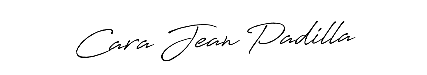 Cara Jean Padilla stylish signature style. Best Handwritten Sign (Antro_Vectra_Bolder) for my name. Handwritten Signature Collection Ideas for my name Cara Jean Padilla. Cara Jean Padilla signature style 7 images and pictures png