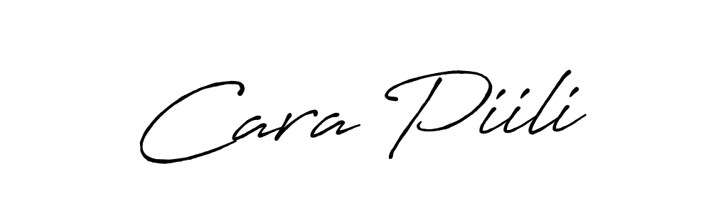 Also we have Cara Piili name is the best signature style. Create professional handwritten signature collection using Antro_Vectra_Bolder autograph style. Cara Piili signature style 7 images and pictures png