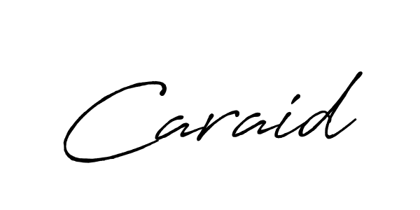 How to make Caraid name signature. Use Antro_Vectra_Bolder style for creating short signs online. This is the latest handwritten sign. Caraid signature style 7 images and pictures png