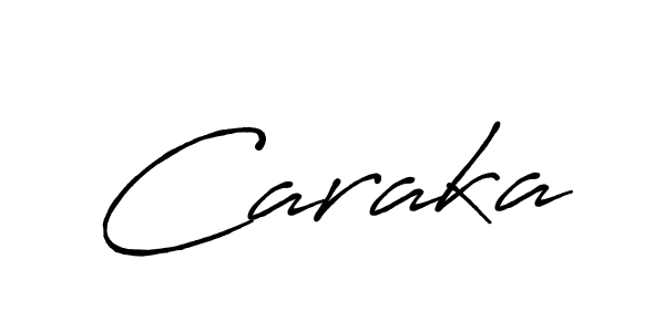 You should practise on your own different ways (Antro_Vectra_Bolder) to write your name (Caraka) in signature. don't let someone else do it for you. Caraka signature style 7 images and pictures png