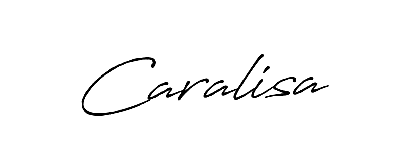 How to make Caralisa signature? Antro_Vectra_Bolder is a professional autograph style. Create handwritten signature for Caralisa name. Caralisa signature style 7 images and pictures png