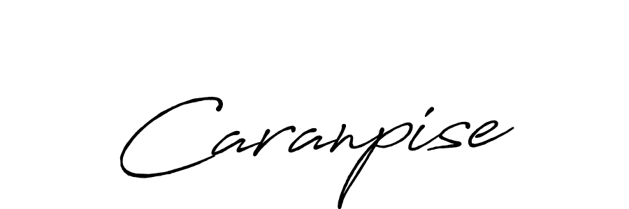 The best way (Antro_Vectra_Bolder) to make a short signature is to pick only two or three words in your name. The name Caranpise include a total of six letters. For converting this name. Caranpise signature style 7 images and pictures png