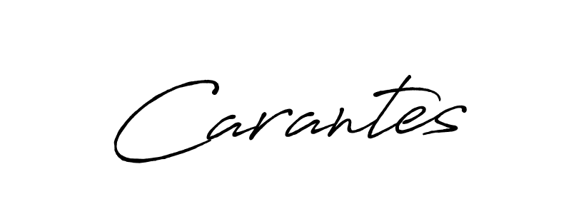 Make a beautiful signature design for name Carantes. Use this online signature maker to create a handwritten signature for free. Carantes signature style 7 images and pictures png