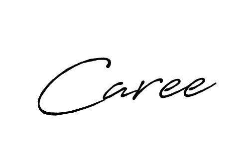 How to make Caree signature? Antro_Vectra_Bolder is a professional autograph style. Create handwritten signature for Caree name. Caree signature style 7 images and pictures png