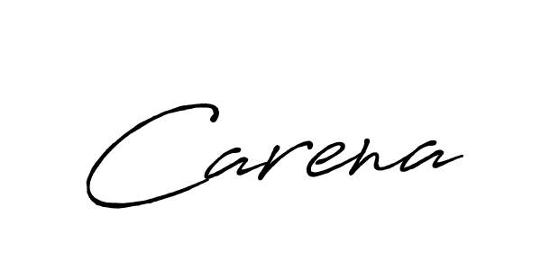 Carena stylish signature style. Best Handwritten Sign (Antro_Vectra_Bolder) for my name. Handwritten Signature Collection Ideas for my name Carena. Carena signature style 7 images and pictures png
