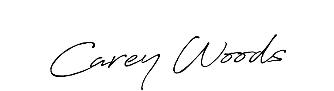 Use a signature maker to create a handwritten signature online. With this signature software, you can design (Antro_Vectra_Bolder) your own signature for name Carey Woods. Carey Woods signature style 7 images and pictures png