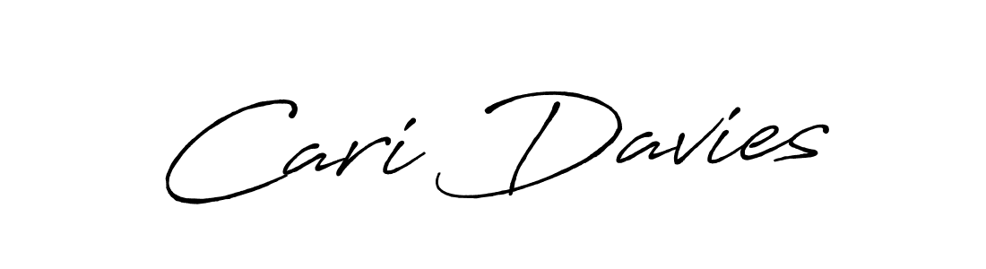 Cari Davies stylish signature style. Best Handwritten Sign (Antro_Vectra_Bolder) for my name. Handwritten Signature Collection Ideas for my name Cari Davies. Cari Davies signature style 7 images and pictures png