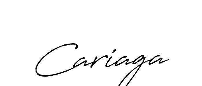 Make a beautiful signature design for name Cariaga. With this signature (Antro_Vectra_Bolder) style, you can create a handwritten signature for free. Cariaga signature style 7 images and pictures png