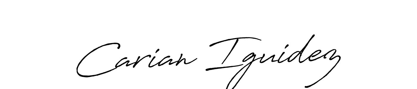 Similarly Antro_Vectra_Bolder is the best handwritten signature design. Signature creator online .You can use it as an online autograph creator for name Carian Iguidez. Carian Iguidez signature style 7 images and pictures png