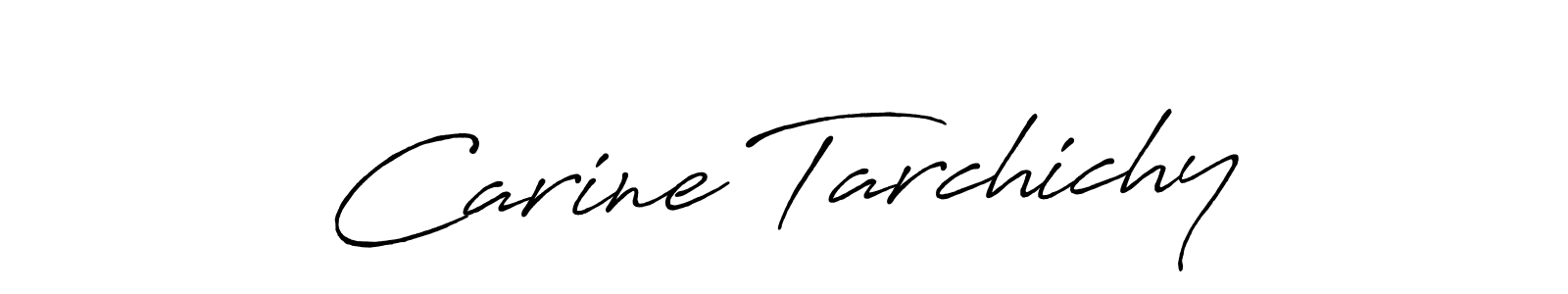 How to make Carine Tarchichy signature? Antro_Vectra_Bolder is a professional autograph style. Create handwritten signature for Carine Tarchichy name. Carine Tarchichy signature style 7 images and pictures png