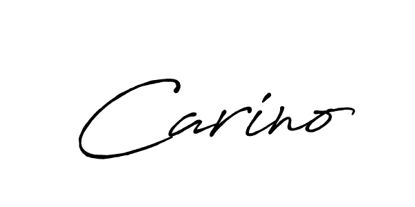 You should practise on your own different ways (Antro_Vectra_Bolder) to write your name (Carino) in signature. don't let someone else do it for you. Carino signature style 7 images and pictures png