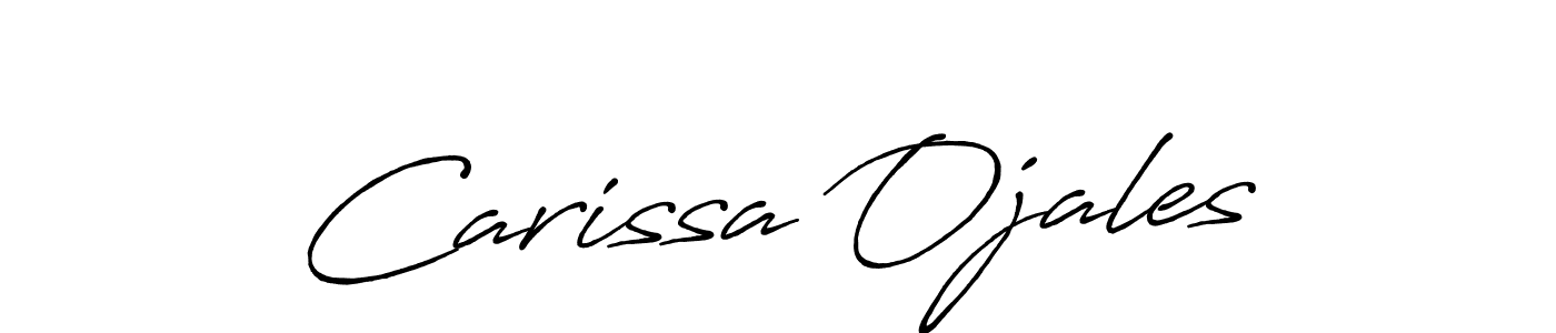 Also You can easily find your signature by using the search form. We will create Carissa Ojales name handwritten signature images for you free of cost using Antro_Vectra_Bolder sign style. Carissa Ojales signature style 7 images and pictures png