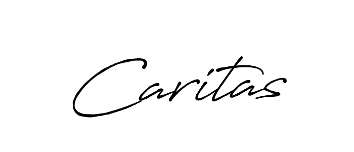 Design your own signature with our free online signature maker. With this signature software, you can create a handwritten (Antro_Vectra_Bolder) signature for name Caritas. Caritas signature style 7 images and pictures png