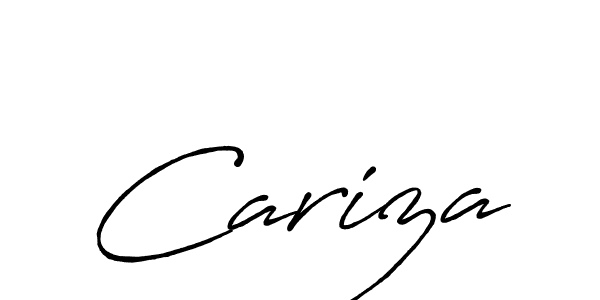 Create a beautiful signature design for name Cariza. With this signature (Antro_Vectra_Bolder) fonts, you can make a handwritten signature for free. Cariza signature style 7 images and pictures png
