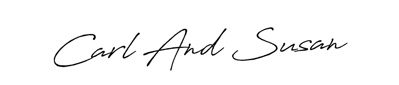 if you are searching for the best signature style for your name Carl And Susan. so please give up your signature search. here we have designed multiple signature styles  using Antro_Vectra_Bolder. Carl And Susan signature style 7 images and pictures png