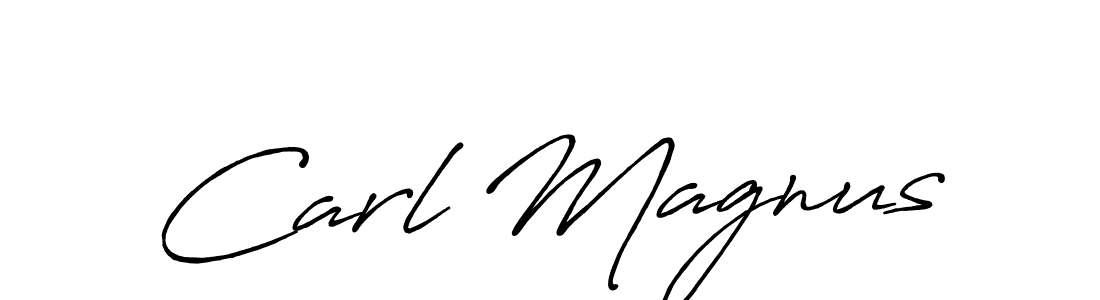 How to make Carl Magnus name signature. Use Antro_Vectra_Bolder style for creating short signs online. This is the latest handwritten sign. Carl Magnus signature style 7 images and pictures png