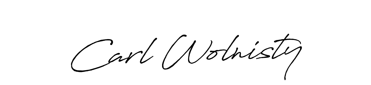 How to make Carl Wolnisty signature? Antro_Vectra_Bolder is a professional autograph style. Create handwritten signature for Carl Wolnisty name. Carl Wolnisty signature style 7 images and pictures png