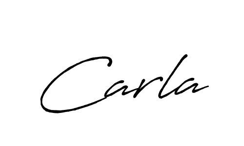 Create a beautiful signature design for name Carla. With this signature (Antro_Vectra_Bolder) fonts, you can make a handwritten signature for free. Carla signature style 7 images and pictures png