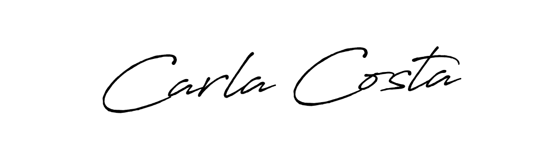 Use a signature maker to create a handwritten signature online. With this signature software, you can design (Antro_Vectra_Bolder) your own signature for name Carla Costa. Carla Costa signature style 7 images and pictures png