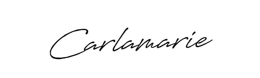 Make a beautiful signature design for name Carlamarie. With this signature (Antro_Vectra_Bolder) style, you can create a handwritten signature for free. Carlamarie signature style 7 images and pictures png