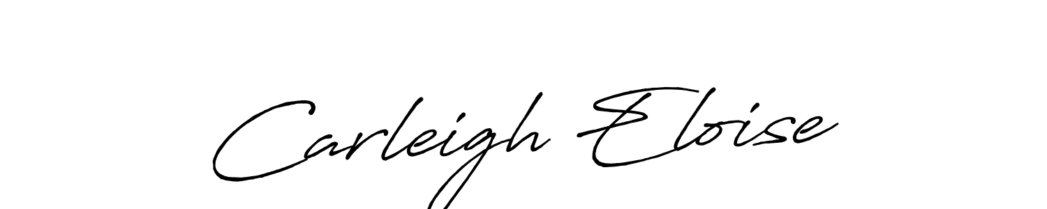 It looks lik you need a new signature style for name Carleigh Eloise. Design unique handwritten (Antro_Vectra_Bolder) signature with our free signature maker in just a few clicks. Carleigh Eloise signature style 7 images and pictures png