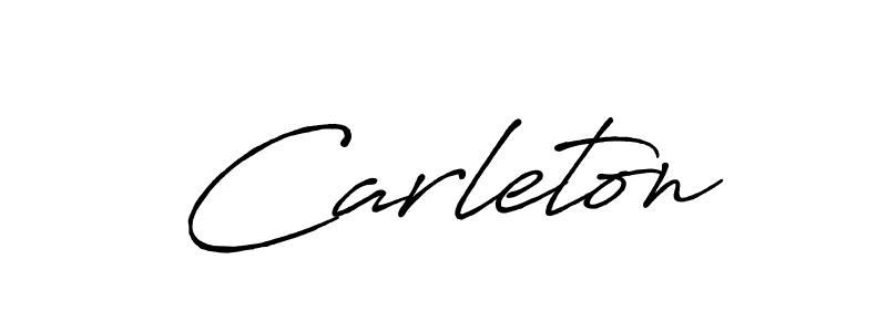 How to make Carleton name signature. Use Antro_Vectra_Bolder style for creating short signs online. This is the latest handwritten sign. Carleton signature style 7 images and pictures png