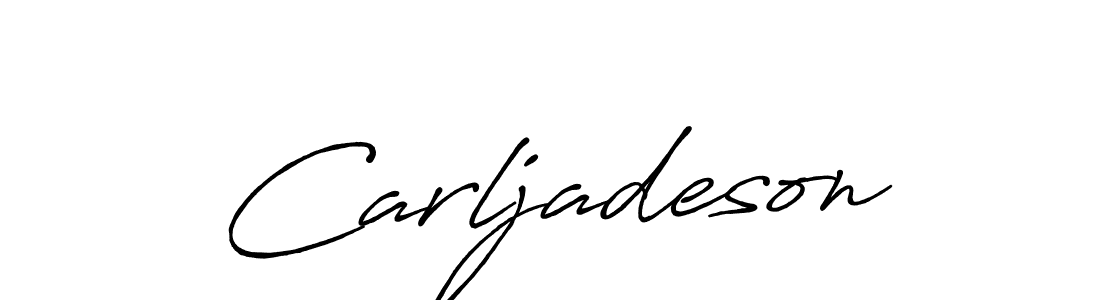 Create a beautiful signature design for name Carljadeson. With this signature (Antro_Vectra_Bolder) fonts, you can make a handwritten signature for free. Carljadeson signature style 7 images and pictures png