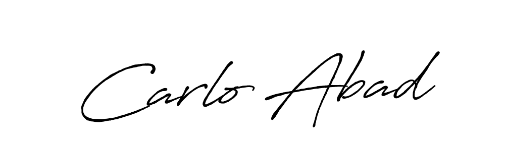 How to make Carlo Abad name signature. Use Antro_Vectra_Bolder style for creating short signs online. This is the latest handwritten sign. Carlo Abad signature style 7 images and pictures png